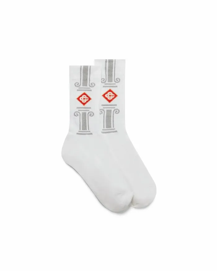 Casablanca Paris Socks Grey Column Socks 8211 MenWomen