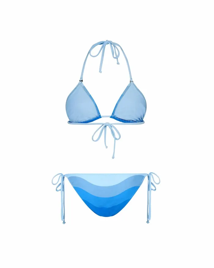 Casablanca Paris Swimwear Blue Gradient Bikini Set 8211 Women