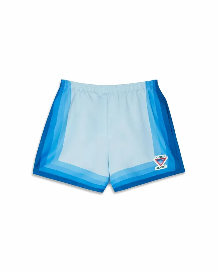 Casablanca Paris Swimwear Blue Gradient Swim Trunks 8211 Men