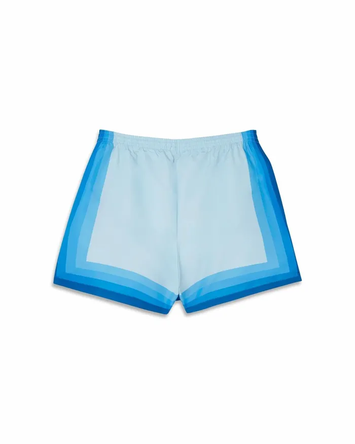 Casablanca Paris Swimwear Blue Gradient Swim Trunks 8211 Men Casablanca Paris Swimwear Blue Gradient Swim Trunks 8211 Men