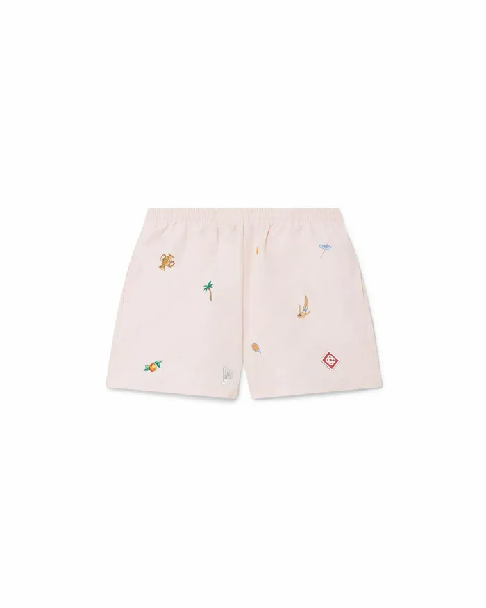 Casablanca Paris Swimwear Embroidered Motif Swim Shorts 8211 Men