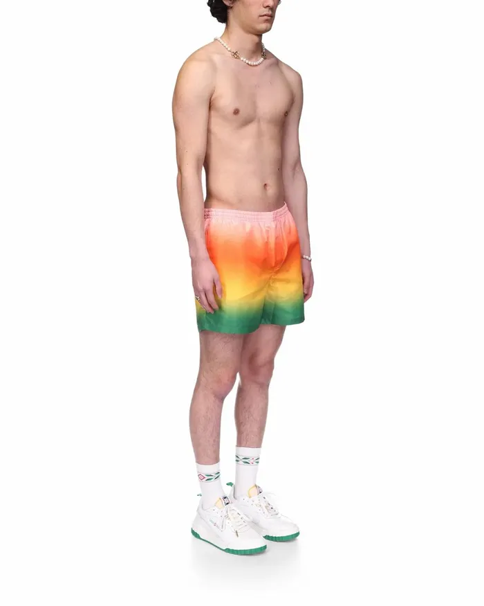 Casablanca Paris Swimwear Gradient Swim Trunks 8211 Men