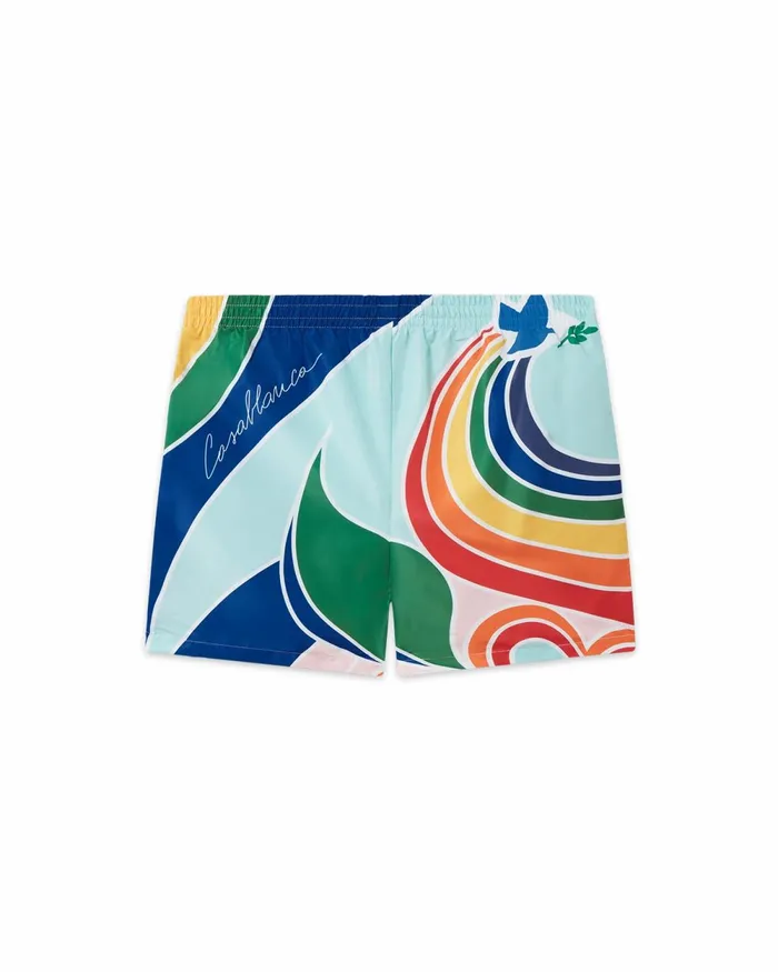 Casablanca Paris Swimwear Le Pouvoir Des Fleurs Swim Trunks 8211 Men Casablanca Paris Swimwear Le Pouvoir Des Fleurs Swim Trunks 8211 Men