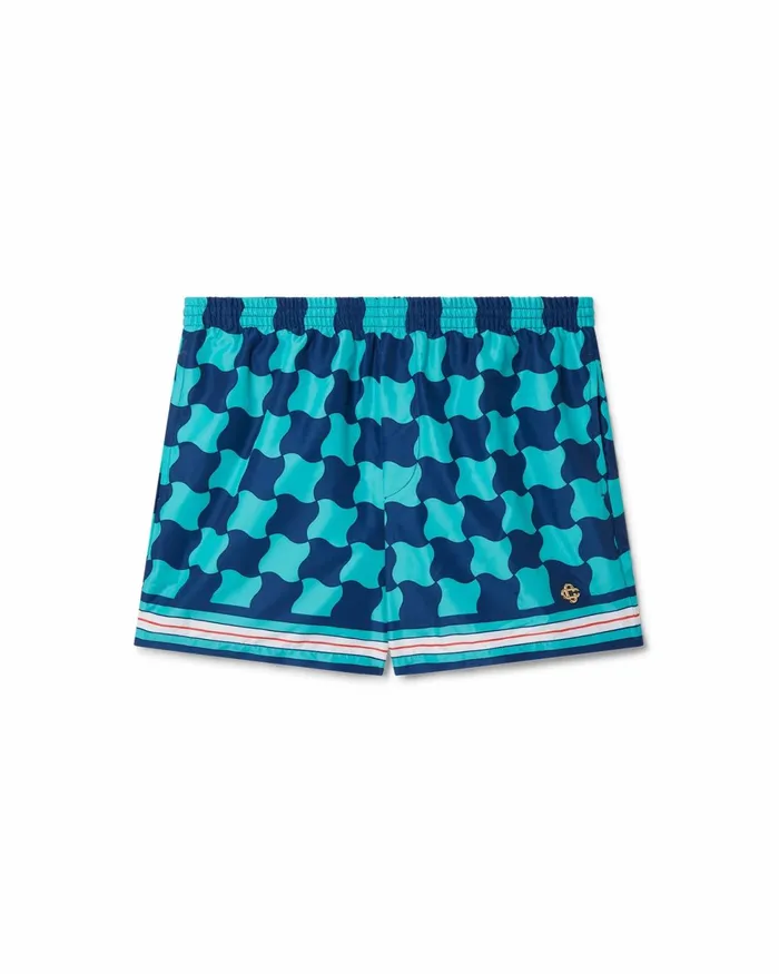 Casablanca Paris Swimwear Pool Tile Swim Trunks 8211 Men