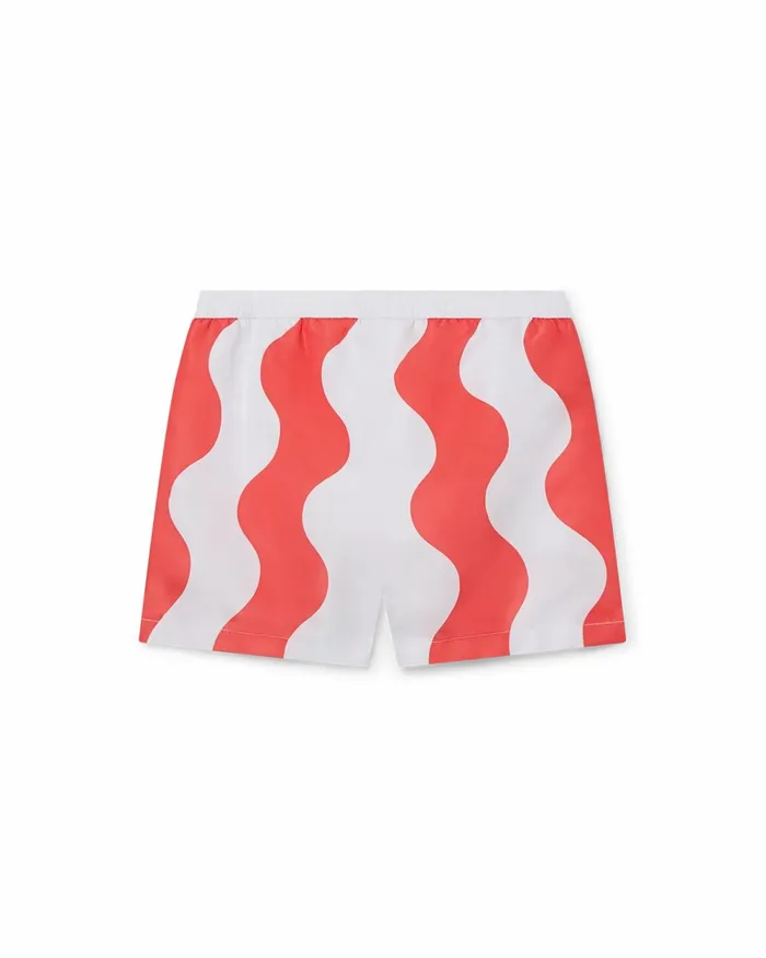 Casablanca Paris Swimwear Red Memphis Wave Swim Trunks 8211 Men Casablanca Paris Swimwear Red Memphis Wave Swim Trunks 8211 Men
