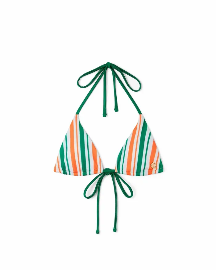 Casablanca Paris Swimwear Striped String Bikini Top 8211 Women