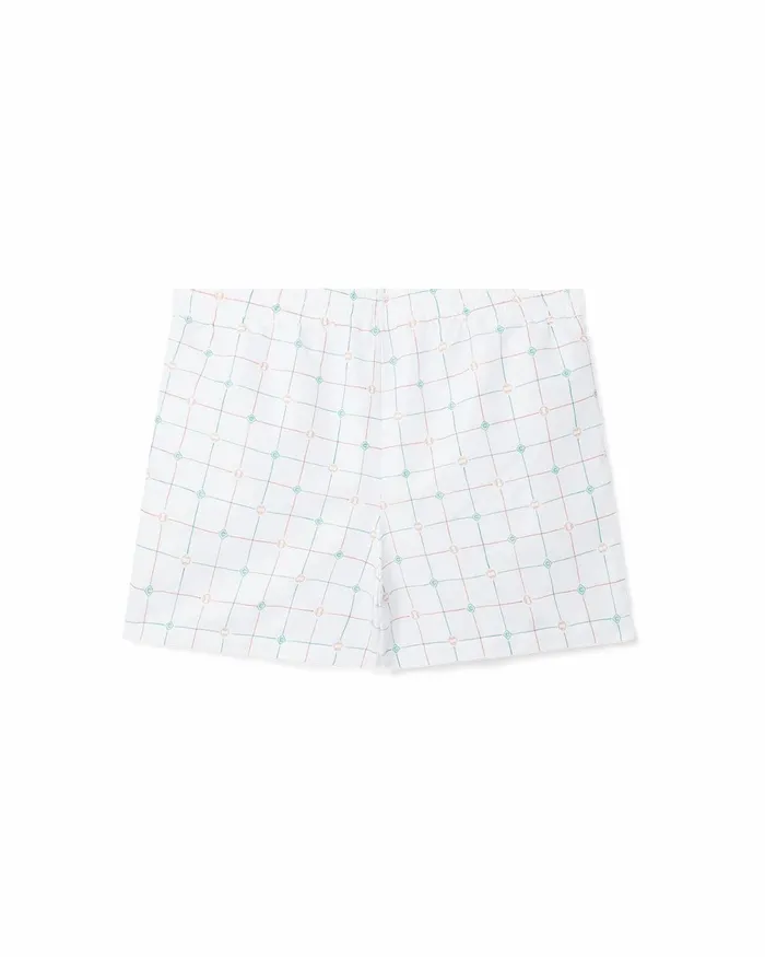 Casablanca Paris Swimwear Tennis Check Swim Trunks 8211 Men Casablanca Paris Swimwear Tennis Check Swim Trunks 8211 Men