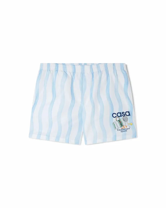 Casablanca Paris Swimwear Wave Swim Trunks 8211 Men
