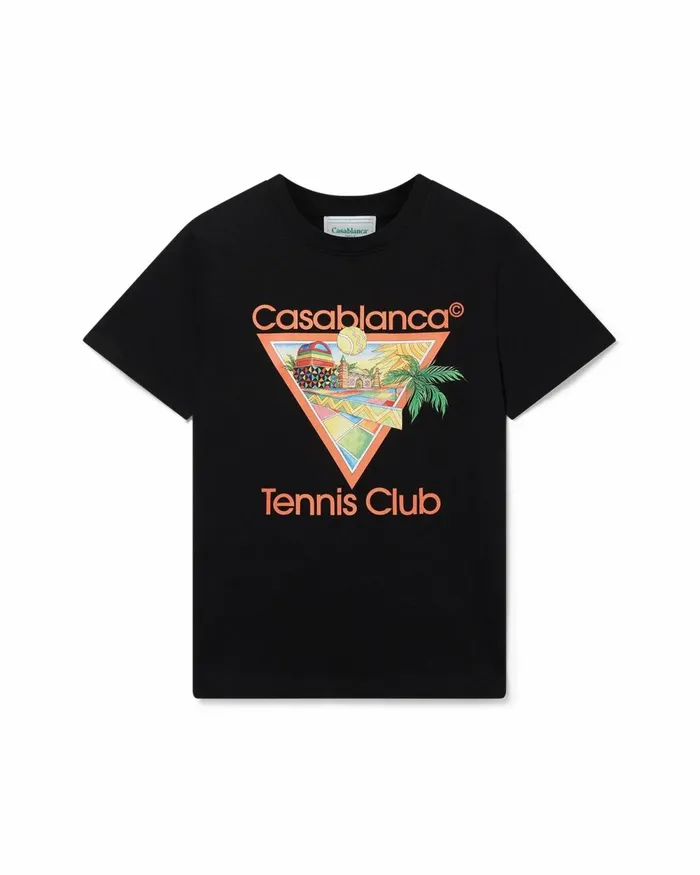 Casablanca Paris TShirts Afro Cubism Tennis Club TShirt 8211 MenWomen