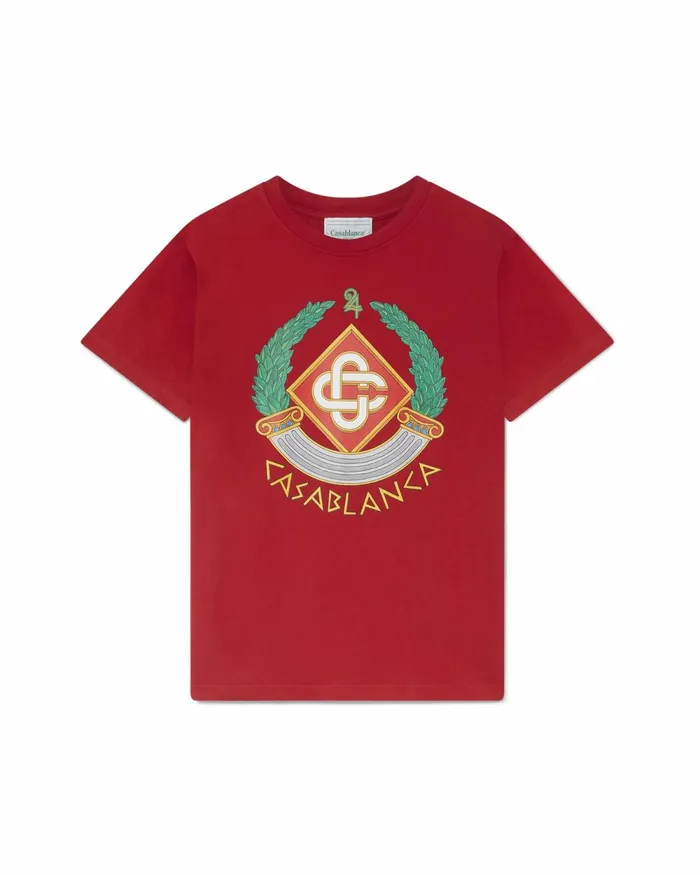 Casablanca Paris TShirts Casa Crest TShirt 8211 MenWomen