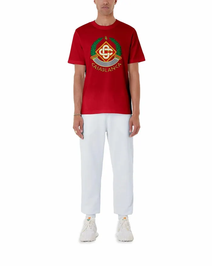 Casablanca Paris TShirts Casa Crest TShirt 8211 MenWomen