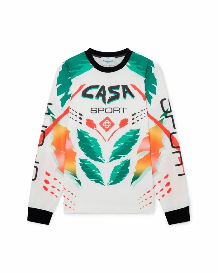 Casablanca Paris TShirts Casa Moto Long Sleeve TShirt 8211 MenWomen