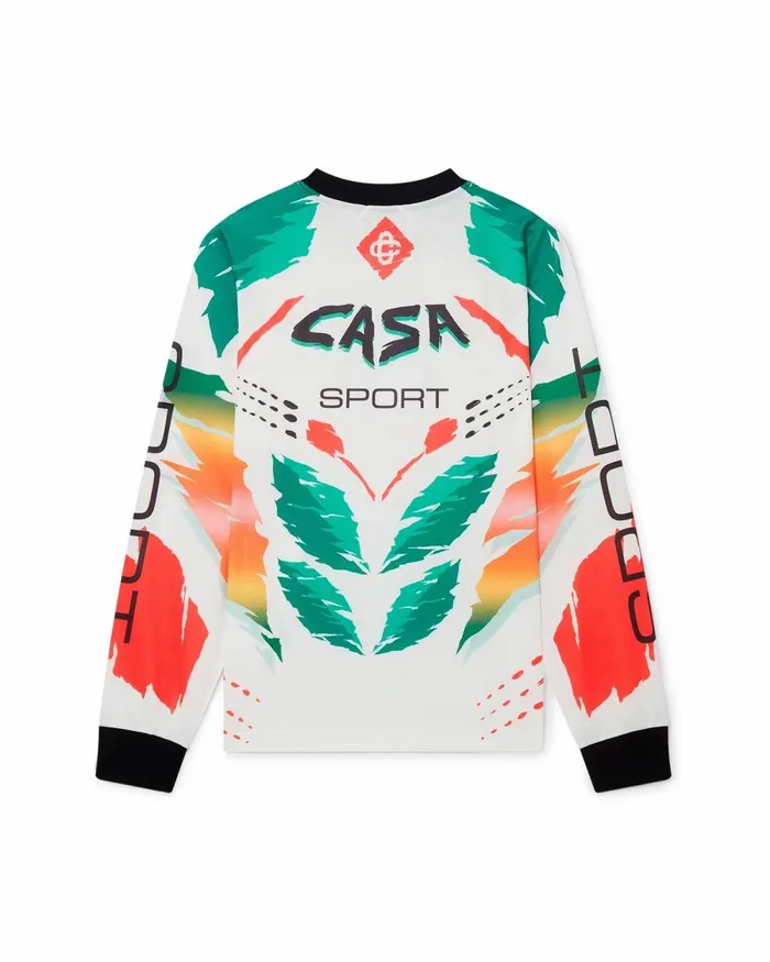 Casablanca Paris TShirts Casa Moto Long Sleeve TShirt 8211 MenWomen Casablanca Paris TShirts Casa Moto Long Sleeve TShirt 8211 MenWomen