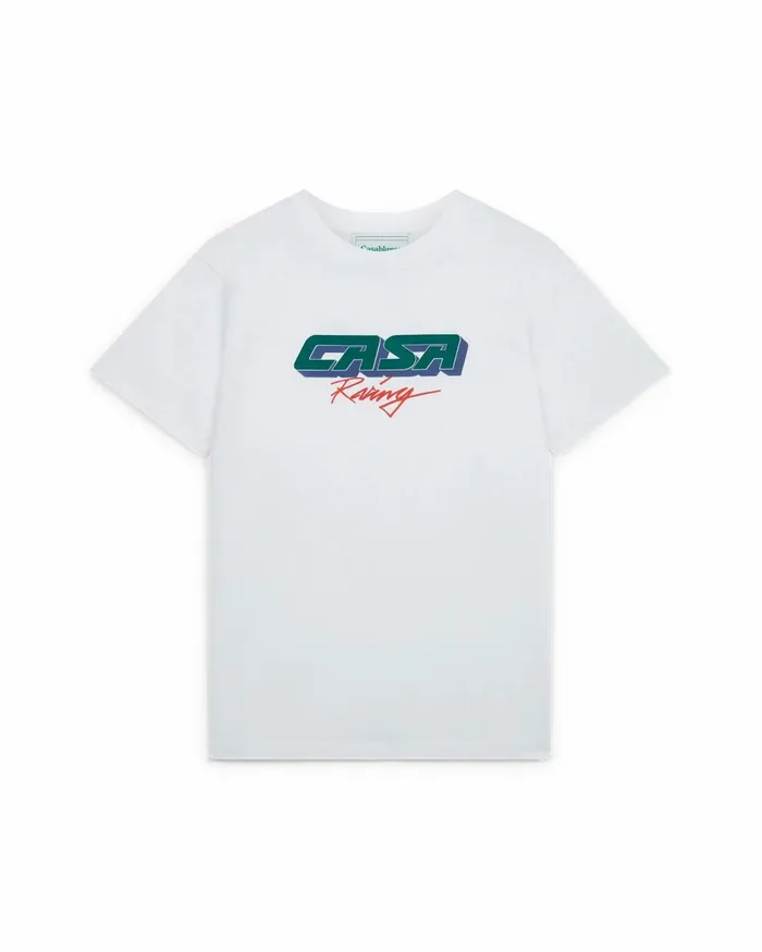 Casablanca Paris TShirts Casa Racing 3D Oversized TShirt 8211 MenWomen