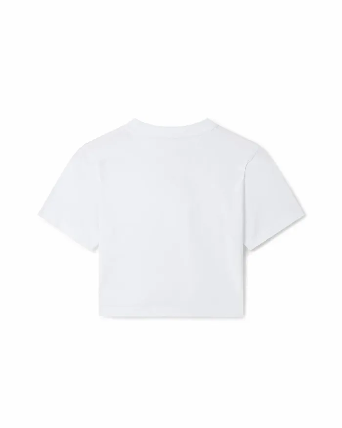 Casablanca Paris TShirts Casa Sport Tennis Balls Cropped TShirt 8211 Women