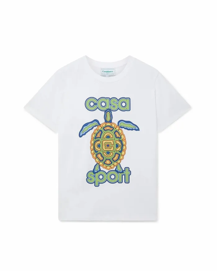 Casablanca Paris TShirts Casa Turtle TShirt 8211 MenWomen