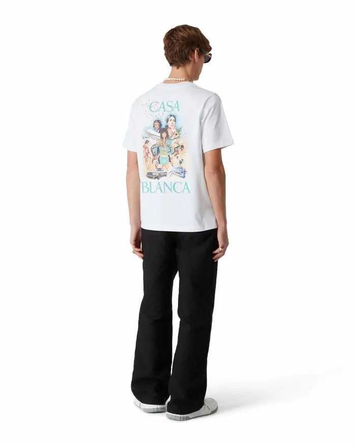 Casablanca Paris TShirts Celebration Du Sport TShirt 8211 MenWomen