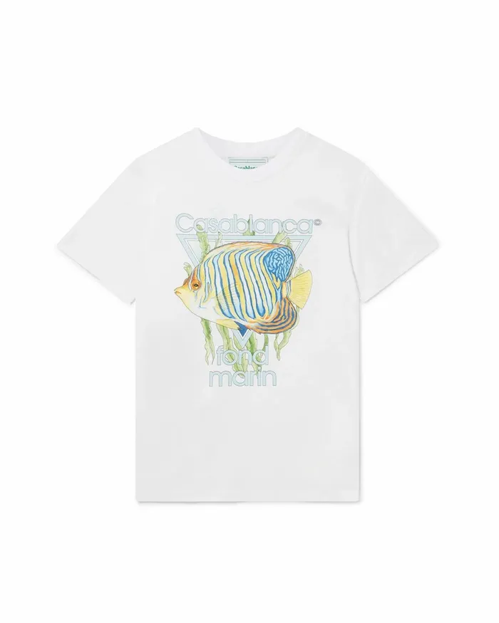 Casablanca Paris TShirts Fond Marin TShirt 8211 MenWomen