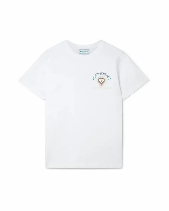 Casablanca Paris TShirts For The Peace TShirt 8211 WomenMen Casablanca Paris TShirts For The Peace TShirt 8211 WomenMen