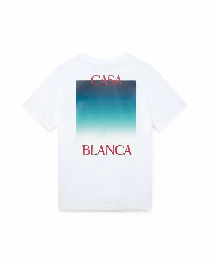 Casablanca Paris TShirts Gradient Casa Logo TShirt 8211 MenWomen