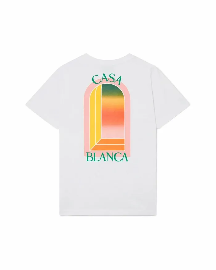 Casablanca Paris TShirts Gradient L039Arche TShirt 8211 MenWomen