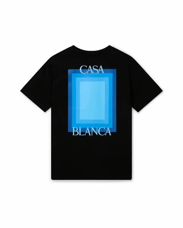 Casablanca Paris TShirts Gradient Stacked Logo TShirt 8211 MenWomen