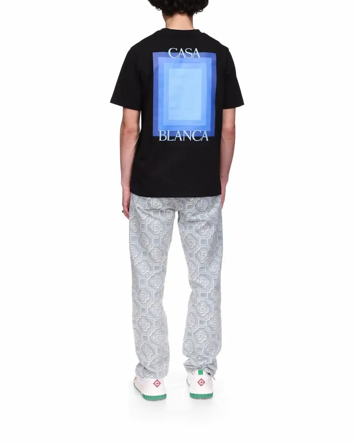 Casablanca Paris TShirts Gradient Stacked Logo TShirt 8211 MenWomen Casablanca Paris TShirts Gradient Stacked Logo TShirt 8211 MenWomen