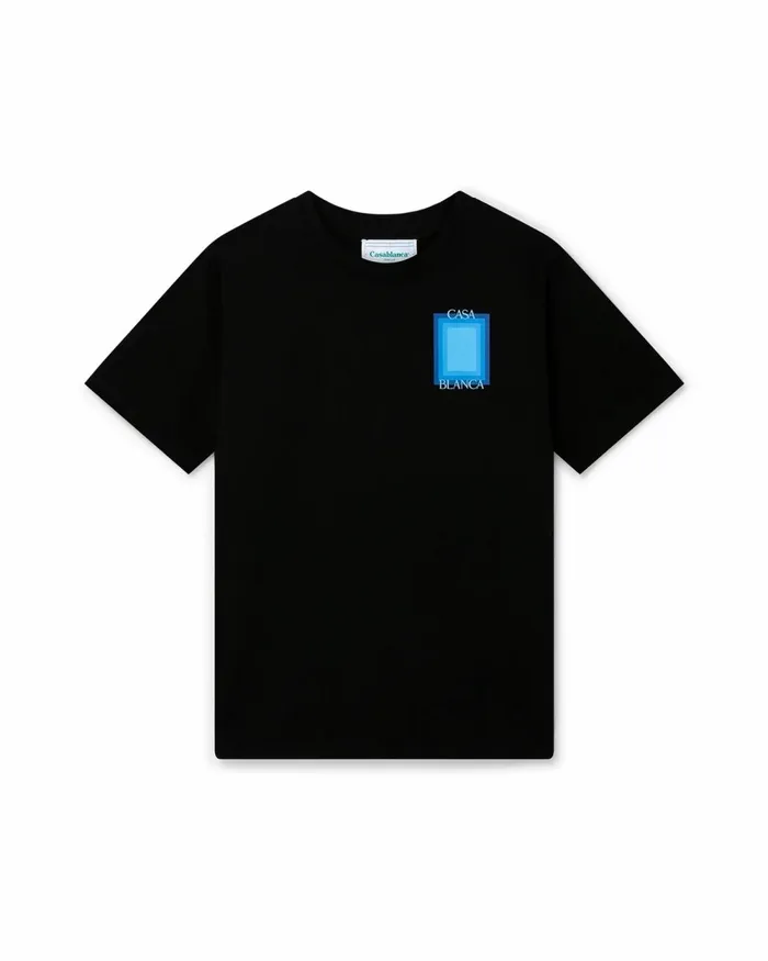 Casablanca Paris TShirts Gradient Stacked Logo TShirt 8211 MenWomen Casablanca Paris TShirts Gradient Stacked Logo TShirt 8211 MenWomen