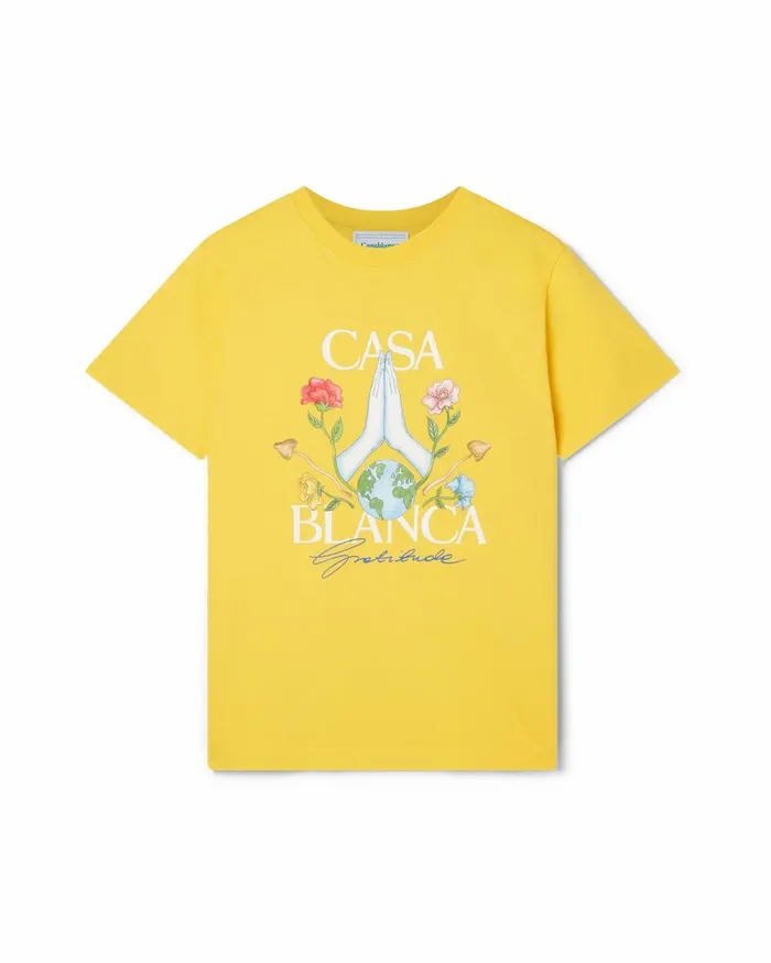 Casablanca Paris TShirts Gratitude TShirt 8211 MenWomen