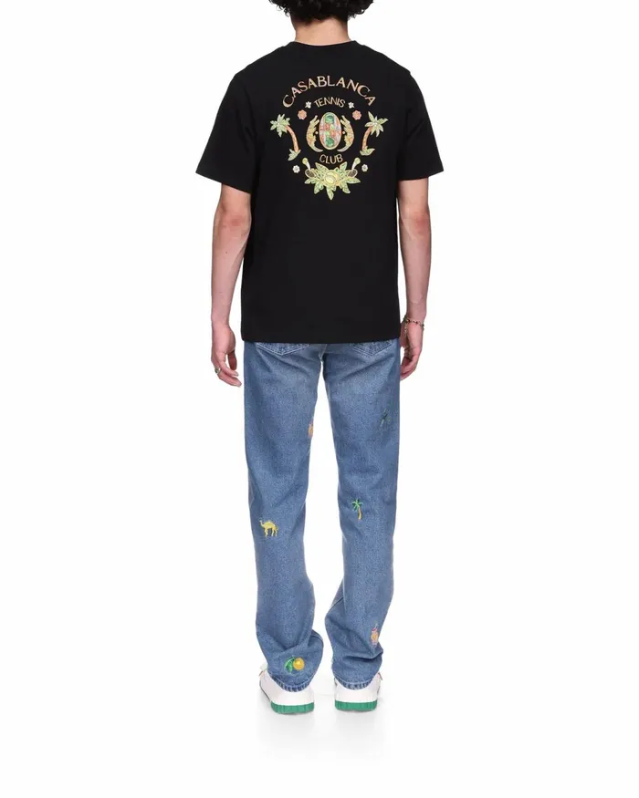 Casablanca Paris TShirts Joyaux D039Afrique Tennis Club TShirt 8211 MenWomen Casablanca Paris TShirts Joyaux D039Afrique Tennis Club TShirt 8211 MenWomen