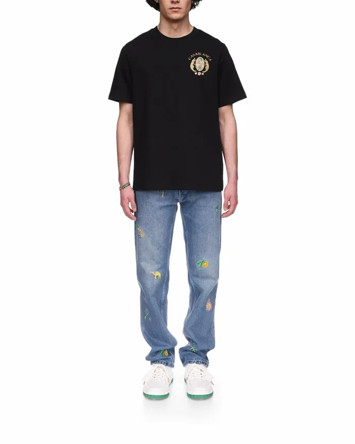 Casablanca Paris TShirts Joyaux D039Afrique Tennis Club TShirt 8211 MenWomen Casablanca Paris TShirts Joyaux D039Afrique Tennis Club TShirt 8211 MenWomen