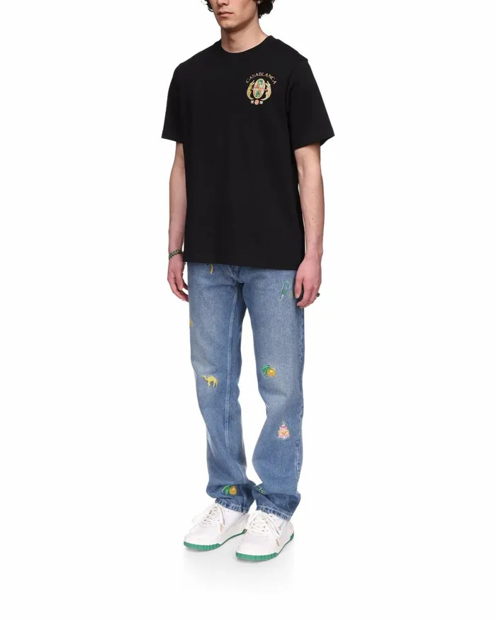 Casablanca Paris TShirts Joyaux D039Afrique Tennis Club TShirt 8211 MenWomen Casablanca Paris TShirts Joyaux D039Afrique Tennis Club TShirt 8211 MenWomen
