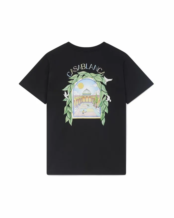 Casablanca Paris TShirts L039Arche De Tennis TShirt 8211 MenWomen