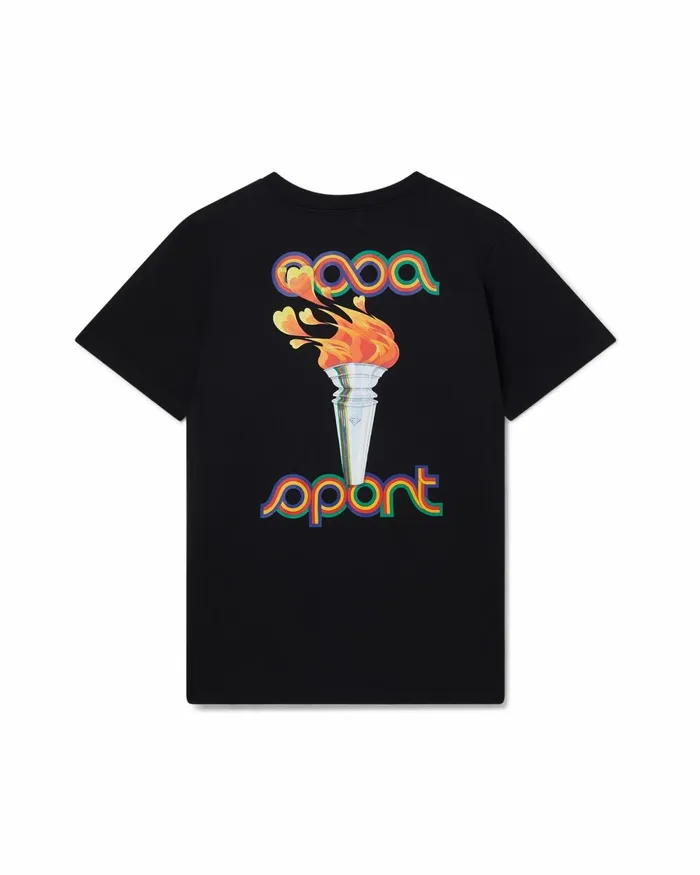 Casablanca Paris TShirts La Flamme Du Sport TShirt 8211 MenWomen