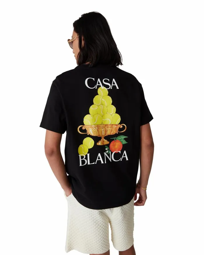 Casablanca Paris TShirts Le Triomphe De Tennis TShirt 8211 MenWomen