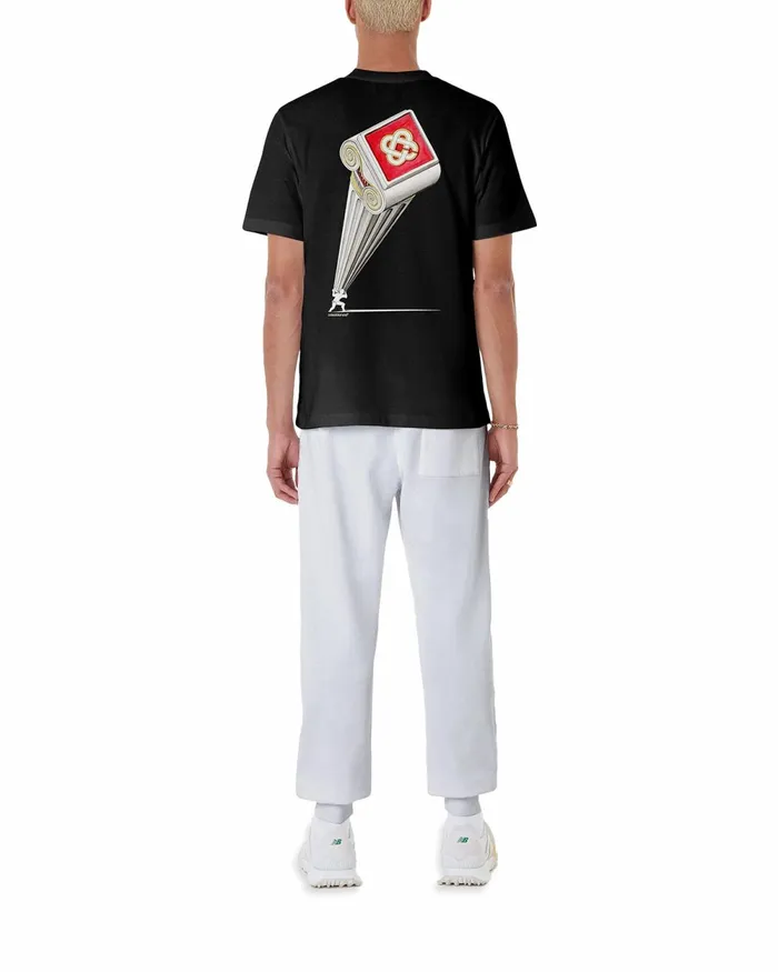 Casablanca Paris TShirts Leaning Column TShirt 8211 MenWomen