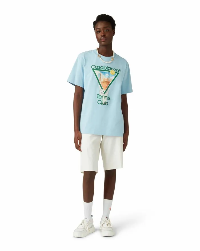 Casablanca Paris TShirts Metaphysical Tennis Icon TShirt 8211 MenWomen