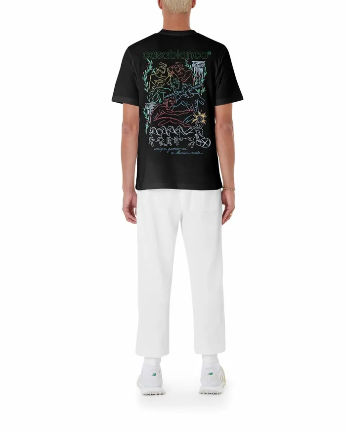 Casablanca Paris TShirts Pentathlon TShirt 8211 MenWomen