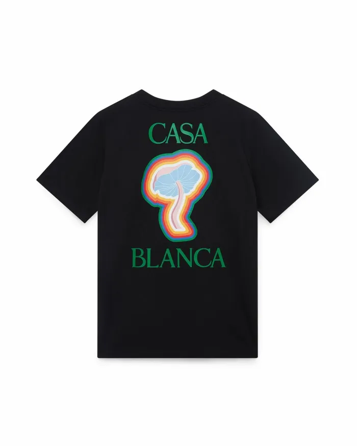 Casablanca Paris TShirts Rainbow Mushroom TShirt 8211 MenWomen