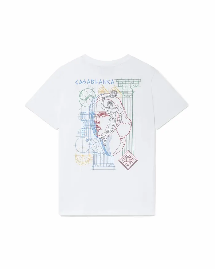 Casablanca Paris TShirts Tennis Play In Progress TShirt 8211 MenWomen