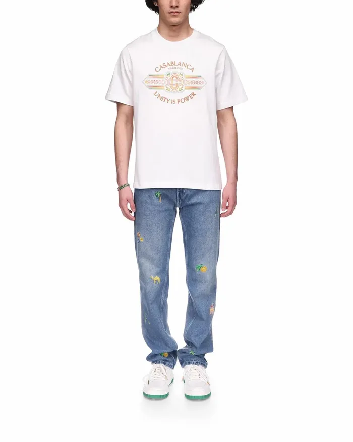 Casablanca Paris TShirts Unity Is Power TShirt 8211 MenWomen Casablanca Paris TShirts Unity Is Power TShirt 8211 MenWomen