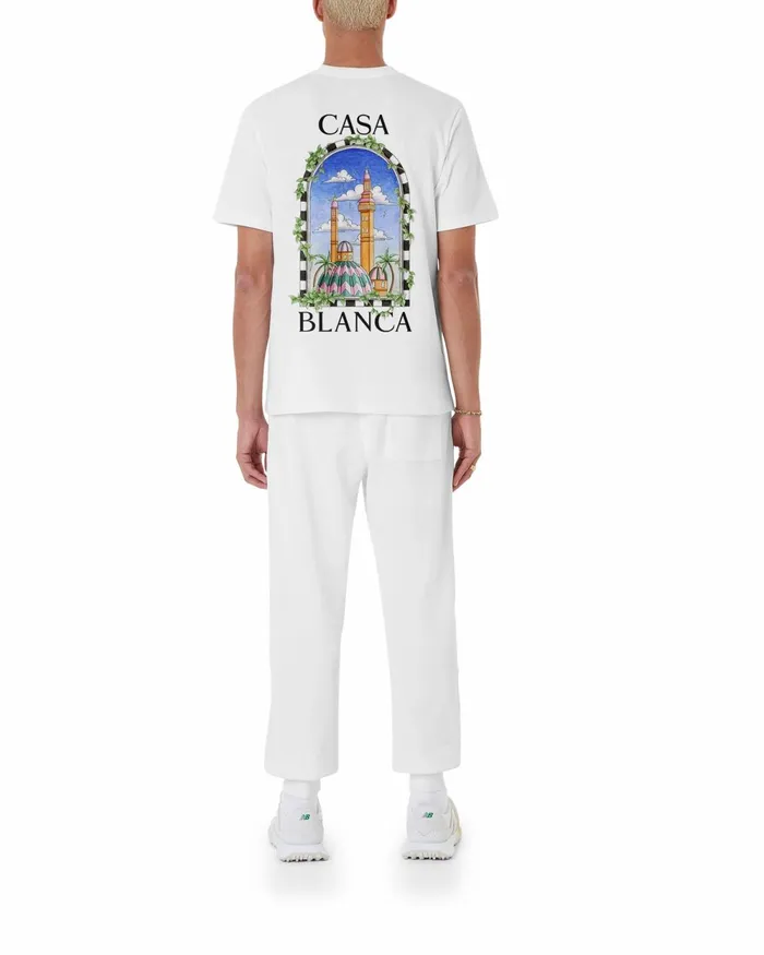 Casablanca Paris TShirts Vue De Damas TShirt 8211 MenWomen Casablanca Paris TShirts Vue De Damas TShirt 8211 MenWomen