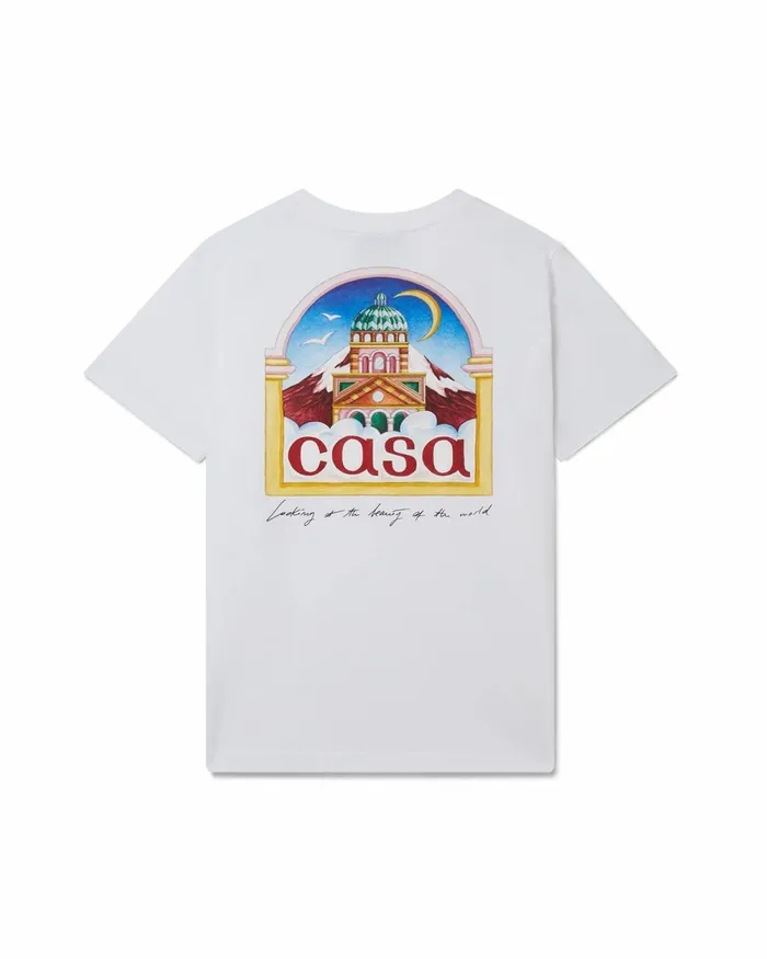 Casablanca Paris TShirts Vue De L039Arche TShirt 8211 MenWomen