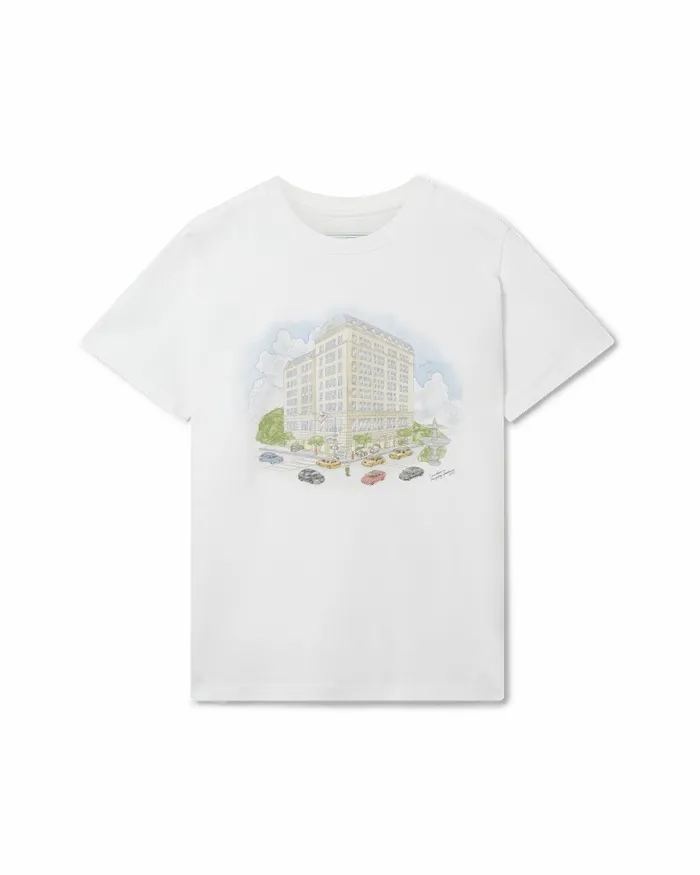 Casablanca Paris TShirts White Fifth Avenue TShirt 8211 Women