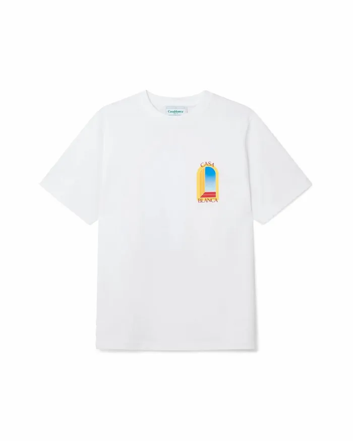Casablanca Paris TShirts White L039Arche De Jour TShirt 8211 MenWomen Casablanca Paris TShirts White L039Arche De Jour TShirt 8211 MenWomen