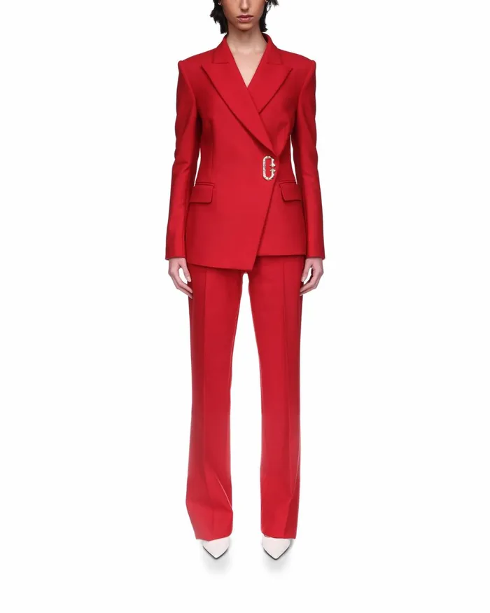 Casablanca Paris Tailoring Asymmetric Double Breasted Jacket 8211 Women