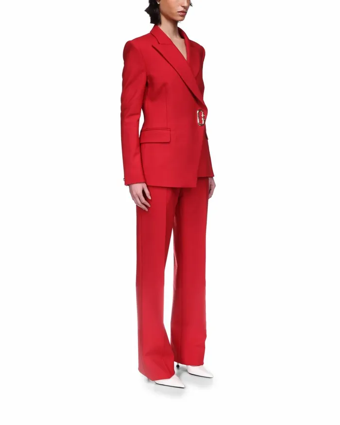Casablanca Paris Tailoring Asymmetric Double Breasted Jacket 8211 Women