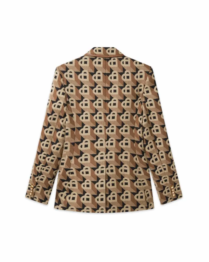 Casablanca Paris Tailoring Heart Jacquard Single Breasted Jacket 8211 Women Casablanca Paris Tailoring Heart Jacquard Single Breasted Jacket 8211 Women