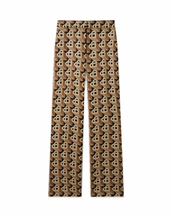 Casablanca Paris Tailoring Heart Jacquard Trousers 8211 Women