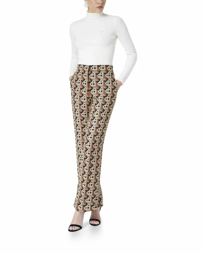Casablanca Paris Tailoring Heart Jacquard Trousers 8211 Women Casablanca Paris Tailoring Heart Jacquard Trousers 8211 Women